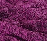 Violet padded jacquard